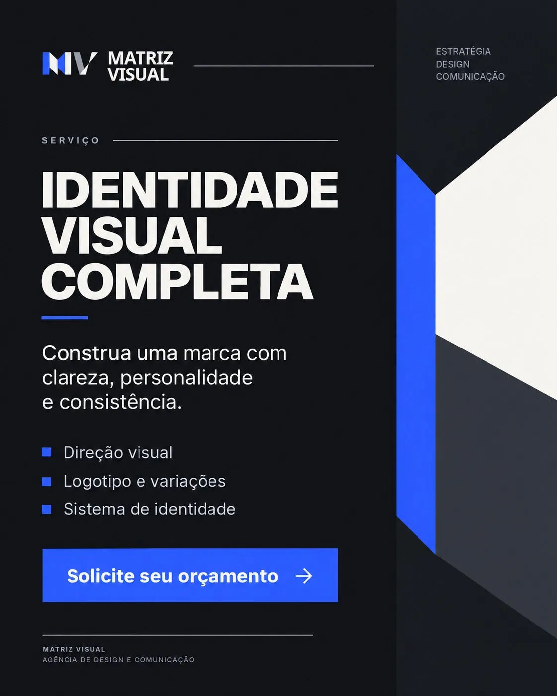 Serviço: identidade visual completa