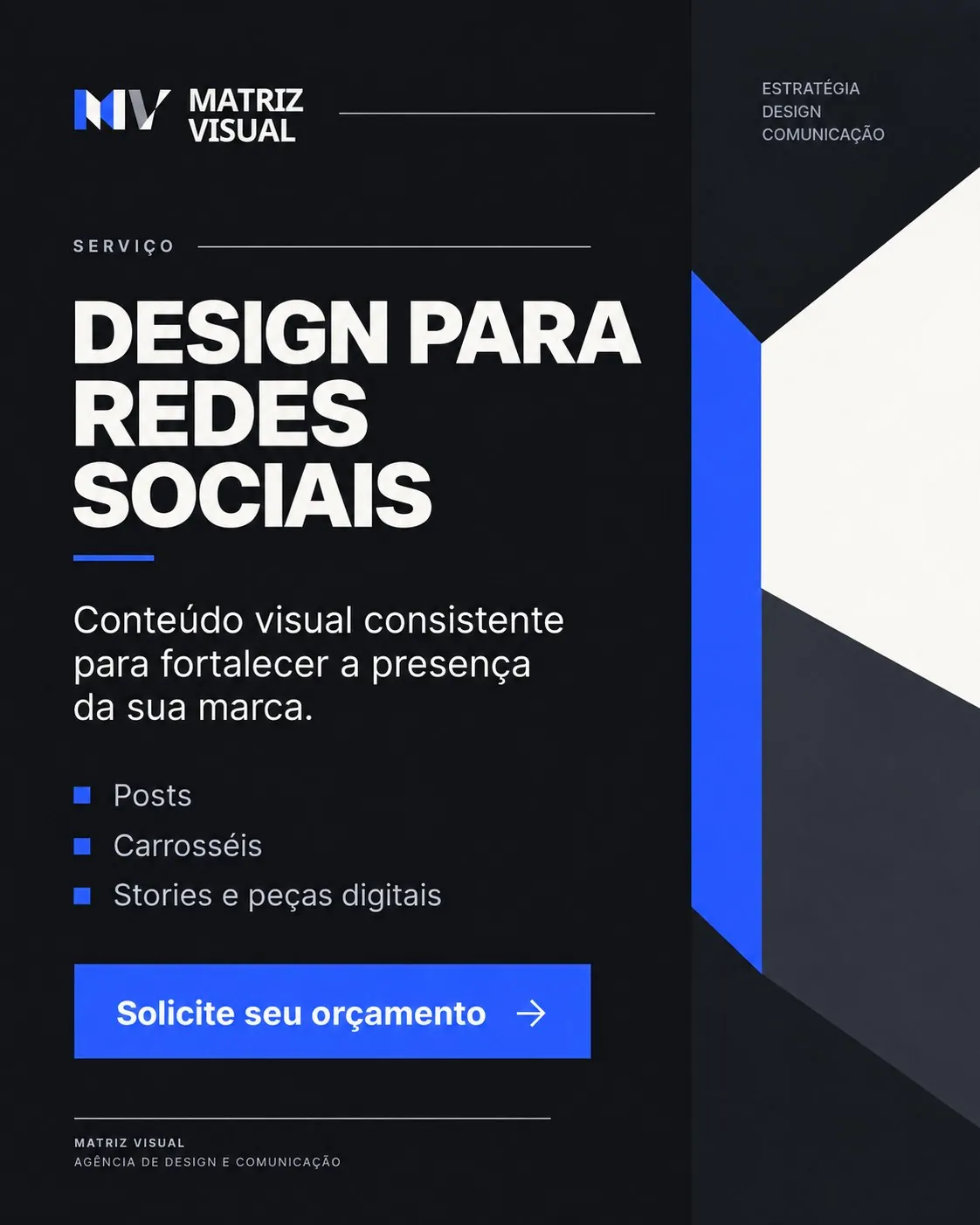 Serviço: design para redes sociais