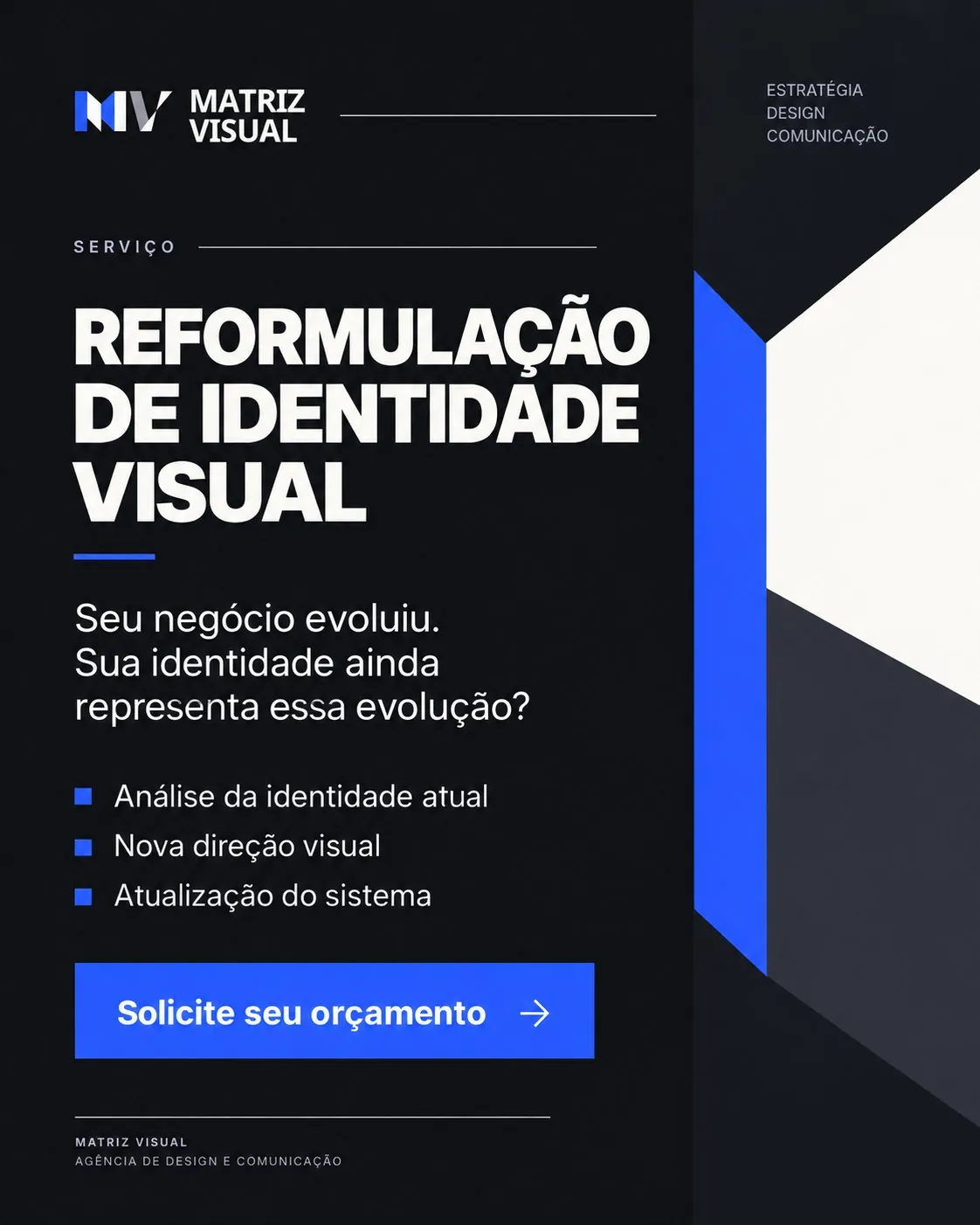 Serviço: reformulação de identidade visual